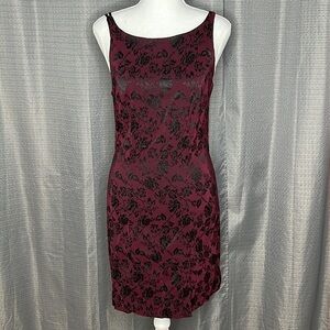 A-LIST BY WRAPPER SIZE 9 PURPLE & BLACK DRESS